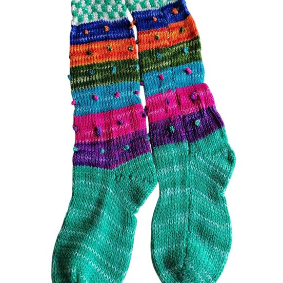Warm winter tights made of wool fabric - Picture 1 of 7